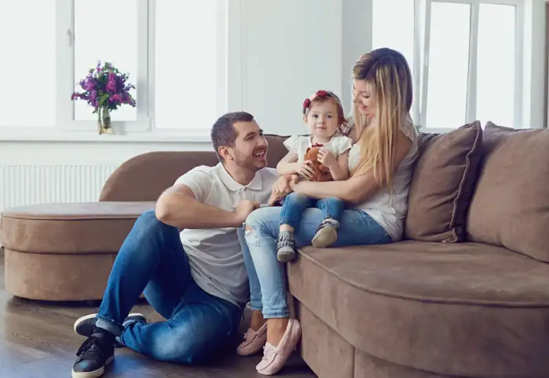 Family reconnecting after a loved one completes dual-diagnosis treatment