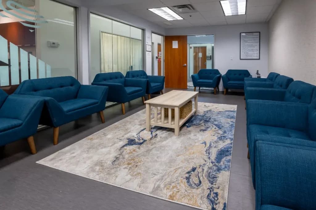 Meeting and group-therapy area inside our Ohio outpatient program