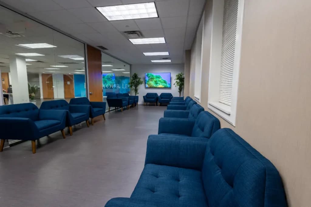 Upscale meeting room used for Partial Hospitalization Program sessions
